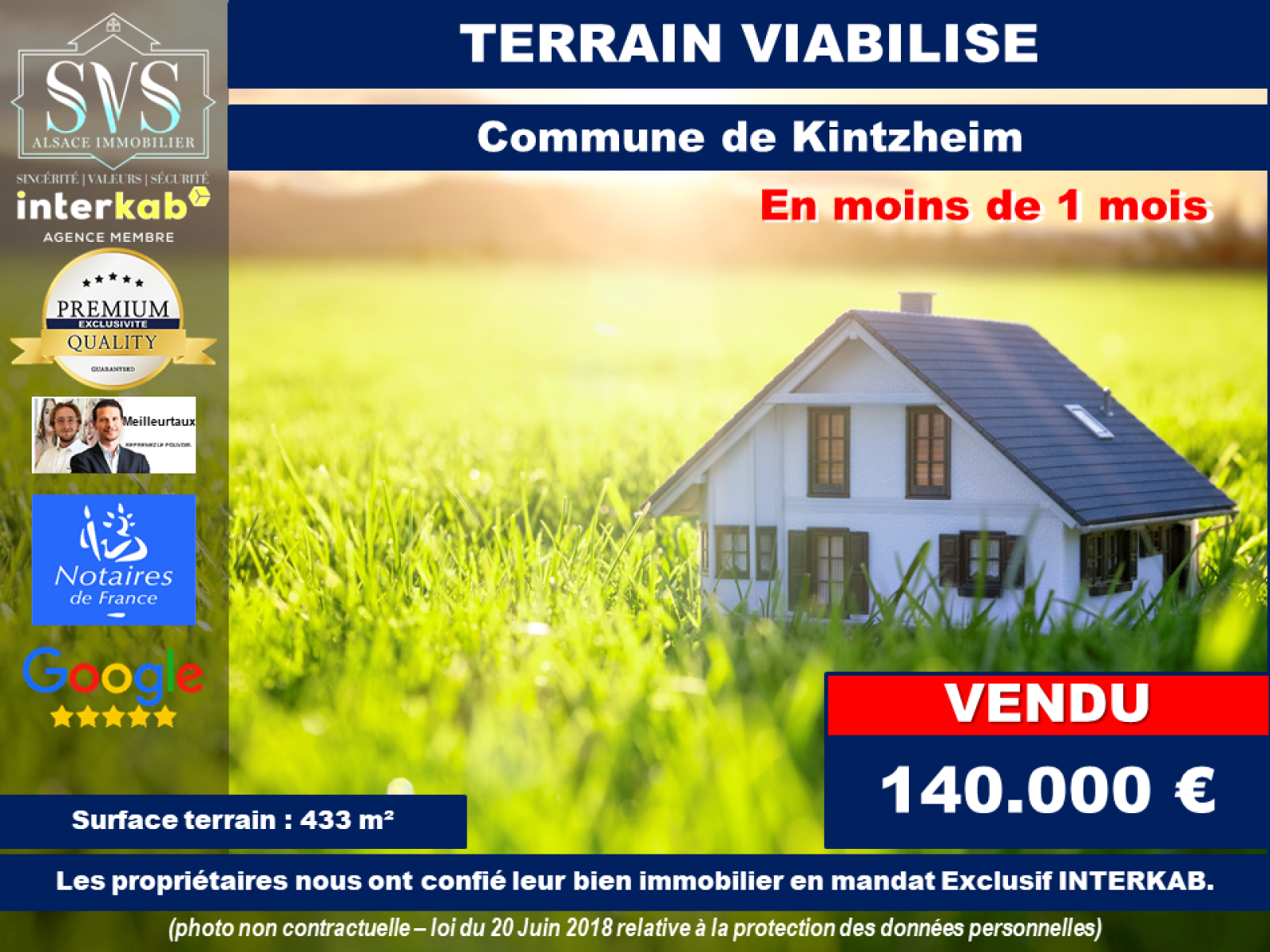 Image_1, Terrain à batir, Kintzheim, ref :