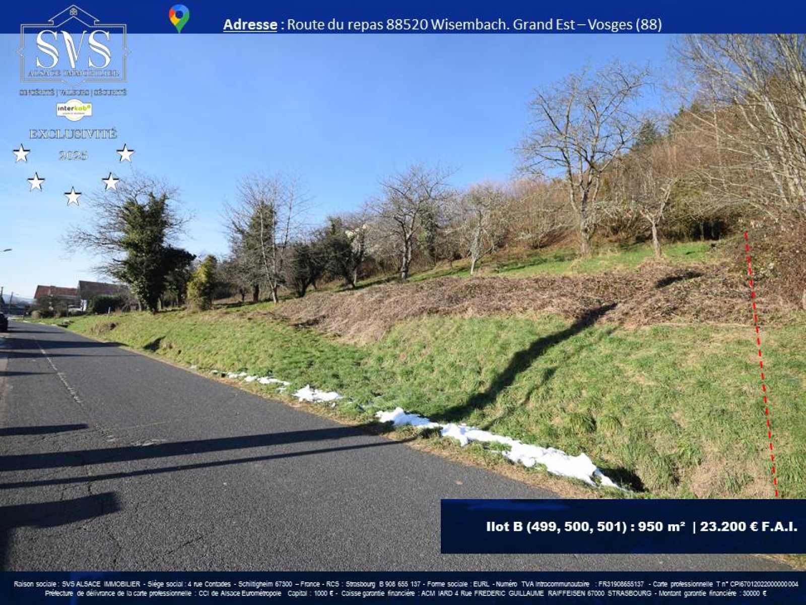 Image_3, Terrain, Wisembach, ref :Terrain B - 02012025