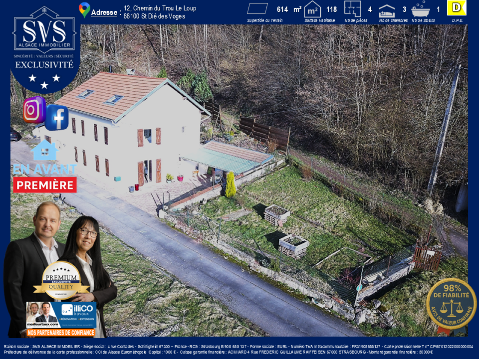 Image_1, Maison, Saint-Dié-des-Vosges, ref :20260228