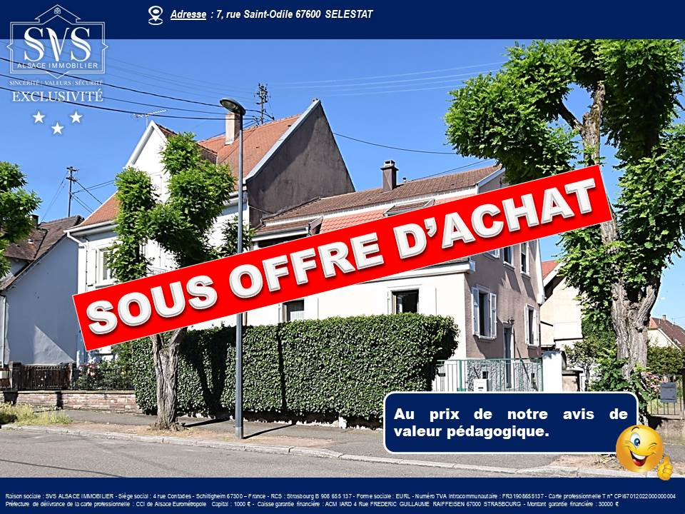 Agence immobilière de SVS Alsace Immobilier